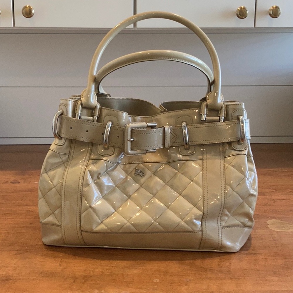 Beige Beaton Burberry Tote